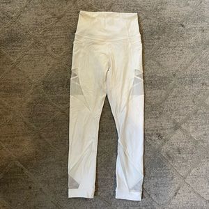 Lululemon Cropped White Leggings Size 2